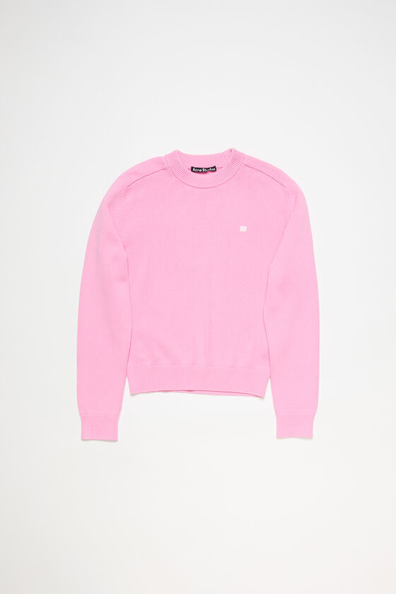 Logo crewneck jumper, Cameo pink, 2000x