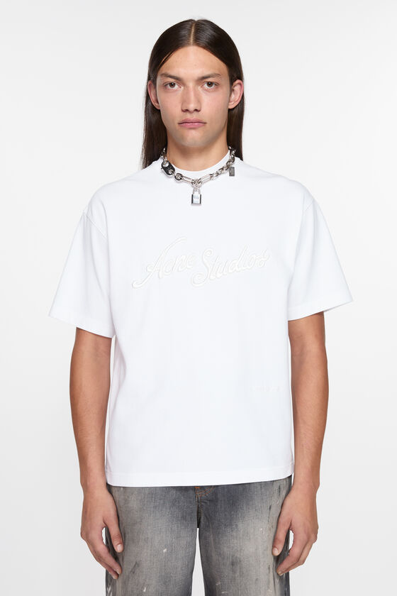 Logo t-shirt - Relaxed fit, Optic White, 2000x