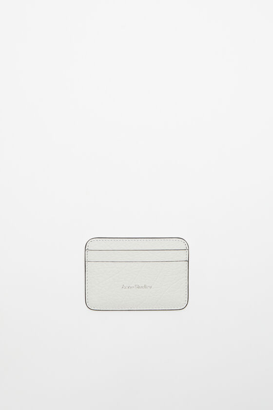 Leather card holder, White, 2000x